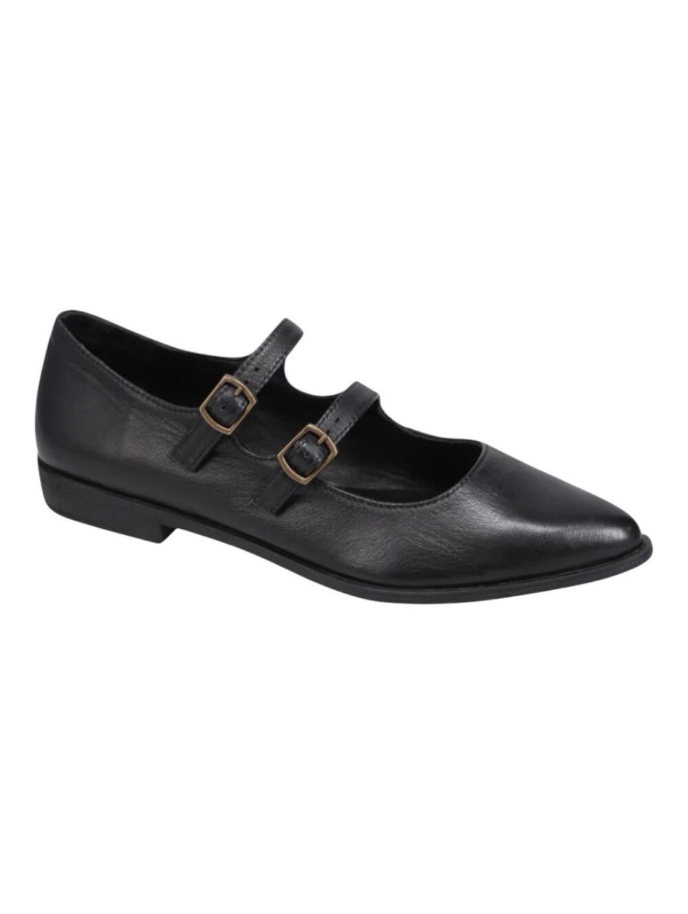 Bueno Bess Mary Jane Pointy Toe Flats Women's 8.5 Black